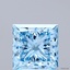2.54 Ct. Fancy Vivid Blue Princess Lab Grown Diamond