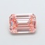 3.04 Ct. Fancy Intense  Pink Emerald Lab Grown Diamond
