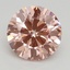2.19 Ct. Fancy Intense Pink Round Lab Grown Diamond