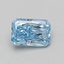1.60 Ct. Fancy Vivid Blue Radiant Lab Grown Diamond