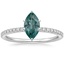 Platinum Ballad Half Coverage Diamond Ring (1/8 ct. tw.), smalltop view