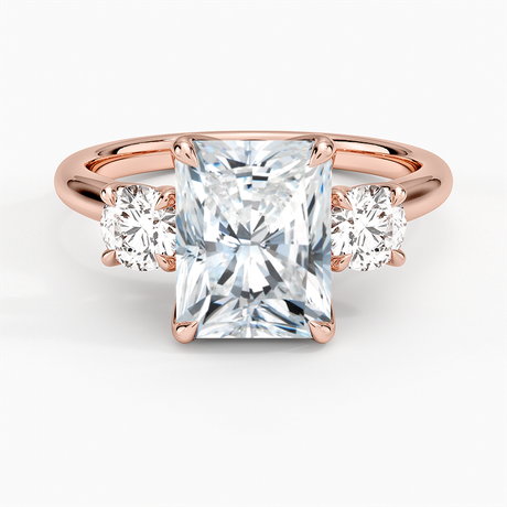 14K Rose Gold Elodie Perfect Fit Three Stone Diamond Ring (1/2 ct. tw.)
