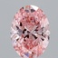 2.53 Ct. Fancy Vivid Pink Oval Lab Grown Diamond