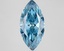 3.30 Ct. Fancy Vivid Blue Marquise Lab Grown Diamond