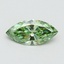 1.00 Ct. Fancy Vivid Green Marquise Lab Grown Diamond