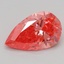 1.58 Ct. Fancy Vivid Pink Pear Lab Grown Diamond