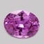 9.2x7.2mm  Pink  Oval   Sapphire