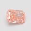 0.59 Ct. Fancy Vivid Pink Radiant Lab Grown Diamond