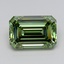 6.03 Ct. Fancy Vivid  Green Emerald Lab Grown Diamond