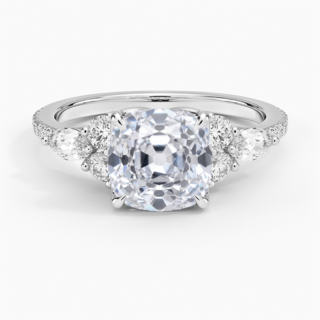 Luxe Marquise and Round Diamond Setting