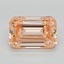 2.41 Ct. Fancy Intense  Orange Emerald Lab Grown Diamond
