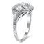 The Sanstima Ring, smalltop view on a hand