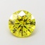 1.04 Ct. Fancy Vivid  Yellow Round Lab Grown Diamond