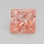 2.02 Ct. Fancy Vivid Pink Princess Lab Grown Diamond
