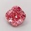2.02 Ct. Fancy Vivid Pink Cushion Lab Grown Diamond