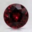 7.9x7.8mm Unheated Red Round Garnet