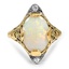 Edwardian Opal Cocktail Ring