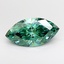 2.06 Ct. Fancy Vivid Green Marquise Lab Grown Diamond