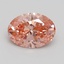 2.00 Ct. Fancy Vivid Pink Oval Lab Grown Diamond