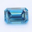 1.57 Ct. Fancy Vivid Blue Emerald Lab Grown Diamond