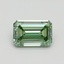 1.01 Ct. Fancy Intense Green Emerald Lab Grown Diamond