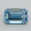 2.04 Ct. Fancy Intense Blue Emerald Lab Grown Diamond