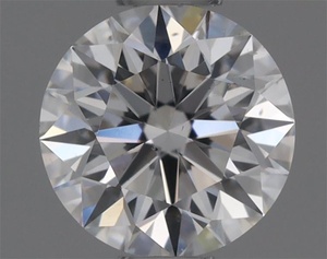 Round diamond — real photo