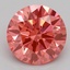 2.08 Ct. Fancy Vivid Pink Round Lab Grown Diamond