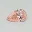 0.30 Ct. Fancy Vivid Pink Pear Lab Grown Diamond