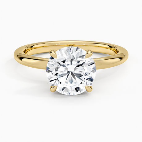 18K Yellow Gold Manon Solitaire Ring