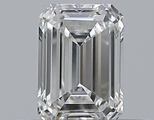 Emerald diamond — real photo