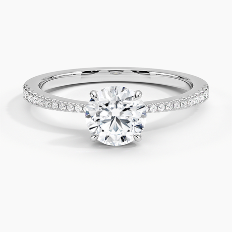 Petite Tapered Diamond Ring