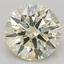 1.33 Ct. Fancy Light Yellow Round Lab Grown Diamond