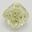 1.52 Ct. Fancy Light Yellow Cushion Diamond