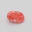 0.40 Ct. Fancy Vivid Pink Oval Lab Grown Diamond
