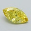1.13 Ct. Fancy Vivid Yellow Marquise Lab Grown Diamond