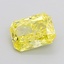 2.05 Ct. Fancy Vivid None Yellow Radiant Lab Grown Diamond