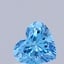 0.44 Ct. Fancy Vivid  Blue Heart Lab Grown Diamond