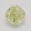 1.06 Ct. Fancy Yellow Cushion Diamond