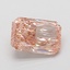 1.01 Ct. Fancy Intense Brownish Pink Radiant Lab Grown Diamond