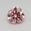 0.34 Ct. Fancy Vivid Pink Round Lab Grown Diamond