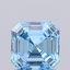0.94 Ct. Fancy Vivid Blue Asscher Lab Grown Diamond