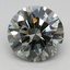 1.10 Ct. Fancy Grayish Green Round Lab Grown Diamond