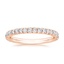 14K Rose Gold Amelie Three-Quarter Coverage Diamond Ring (1/2 ct. tw.), smalltop view