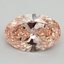 5.05 Ct. Fancy Vivid Pink Oval Lab Grown Diamond