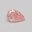 0.91 Ct. Fancy Vivid Pink Pear Lab Grown Diamond