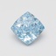 5.07 Ct. Fancy Vivid Blue Cushion Lab Grown Diamond