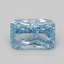 2.05 Ct. Fancy Vivid Blue Radiant Lab Grown Diamond