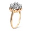 The Laci Ring, smalltop view on a hand