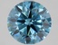 2.36 Ct. Fancy Vivid Blue Round Lab Grown Diamond